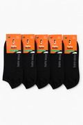 Pack de 5 Pares-Soquetes Sem Costura